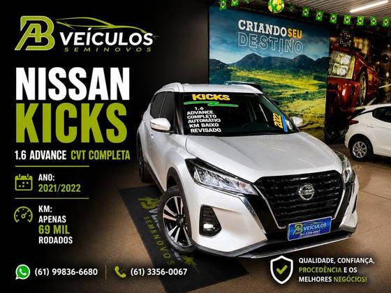 NISSAN KICKS 1.6 16V FLEXSTART ACTIVE XTRONIC